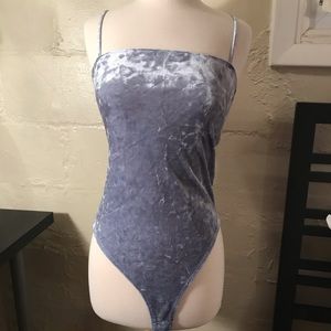 Crushed Velvet Bodysuit